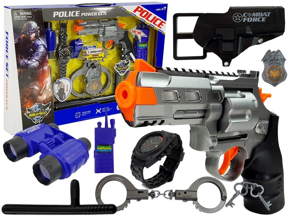 Policijos rinkinys - Police Power Gun LN7864