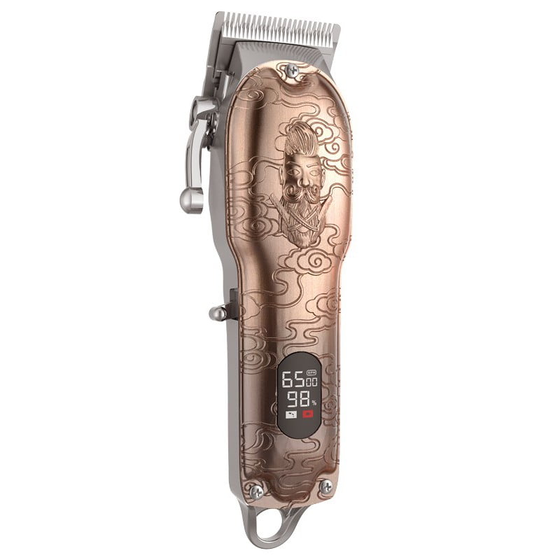 Profesionali plaukų kirpimo mašinėlė OSOM Professional Barber Hair Clipper OSOMHC187, su LCD ekranėliu