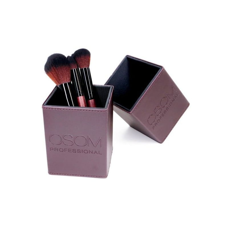 Dėklas makiažo teptukams Osom Professional Brush Case OSOMCBCASE, magnetinis, pagamintas iš itin aukštos kokybės odos pakaitalo