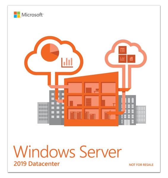 Microsoft | Windows Server 2019 Datacenter - 64-bit | P71-09023 | EN | 16 cores | DVD-ROM | Licence