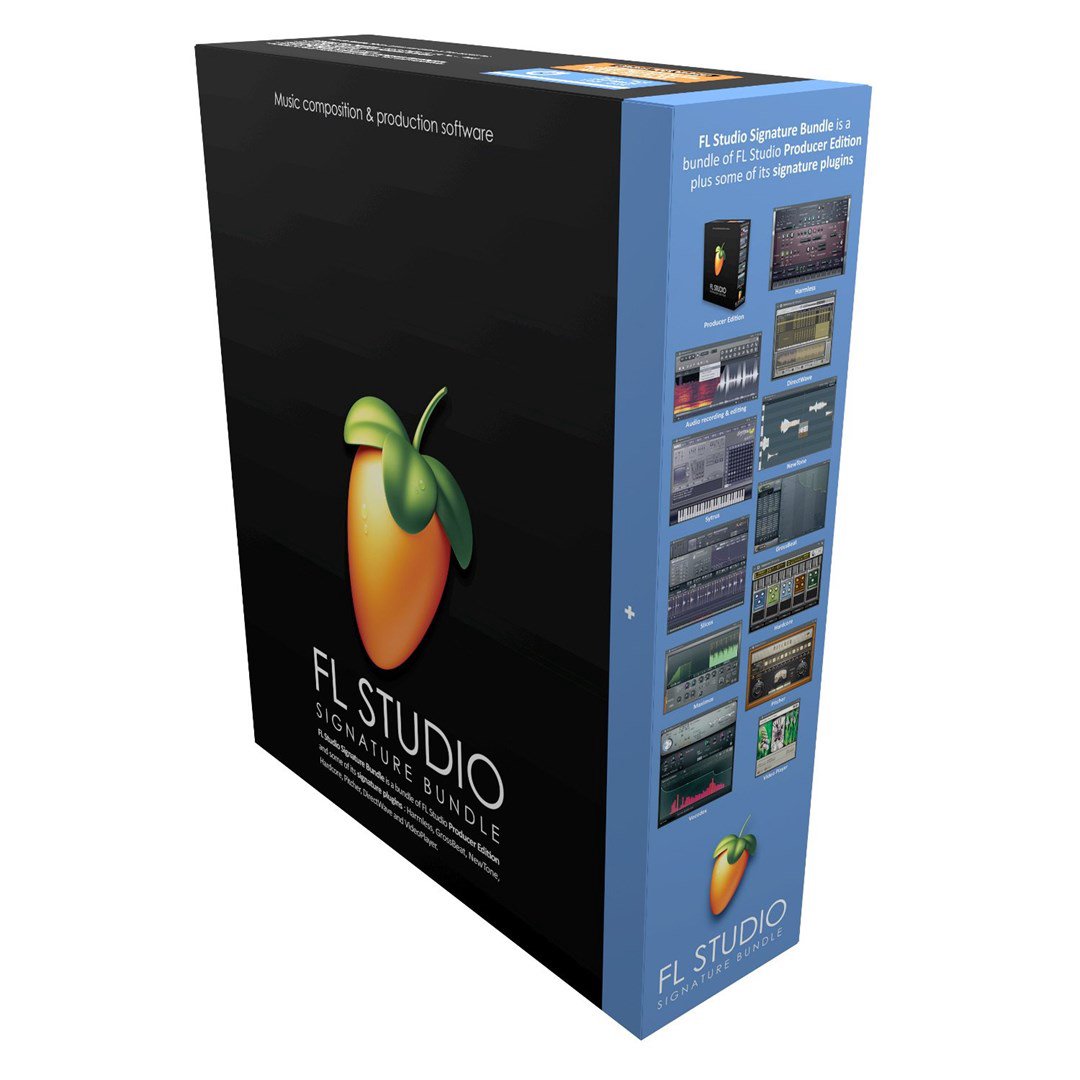 FL Studio 20 - Signature Bundle BOX - muzikos gamybos programinė įranga