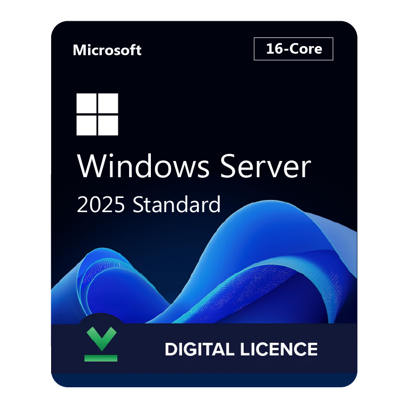 Microsoft Windows Server 2025 Standard | 16-Core | Digital Licence