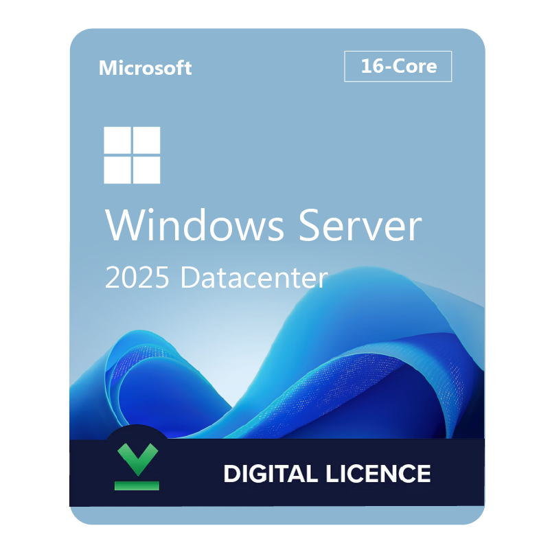 Microsoft Windows Server 2025 Datacenter | 16-Core | Digital Licence