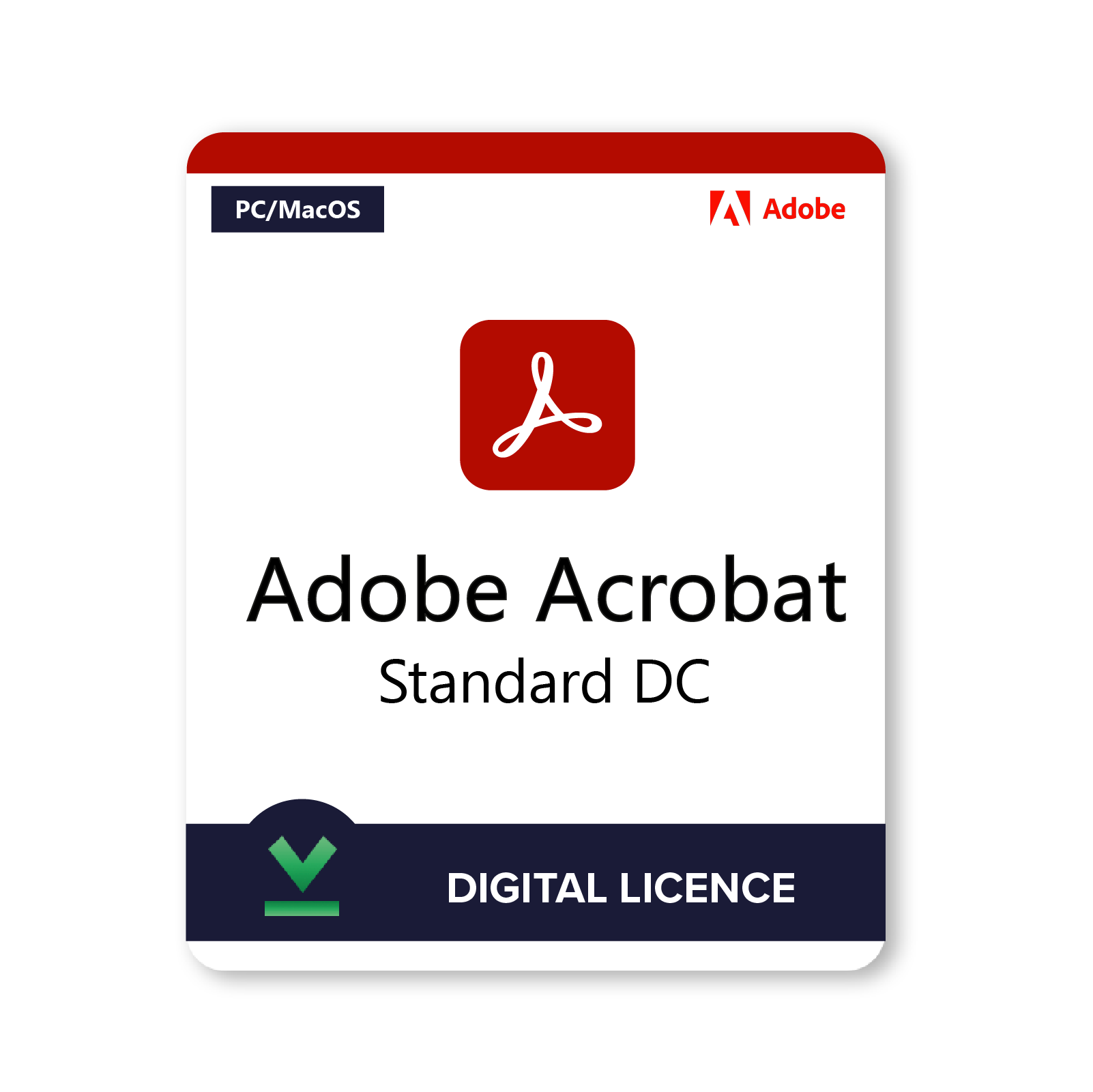 Adobe Acrobat DC Standard for Individuals | 1 Year | Digital Licence
