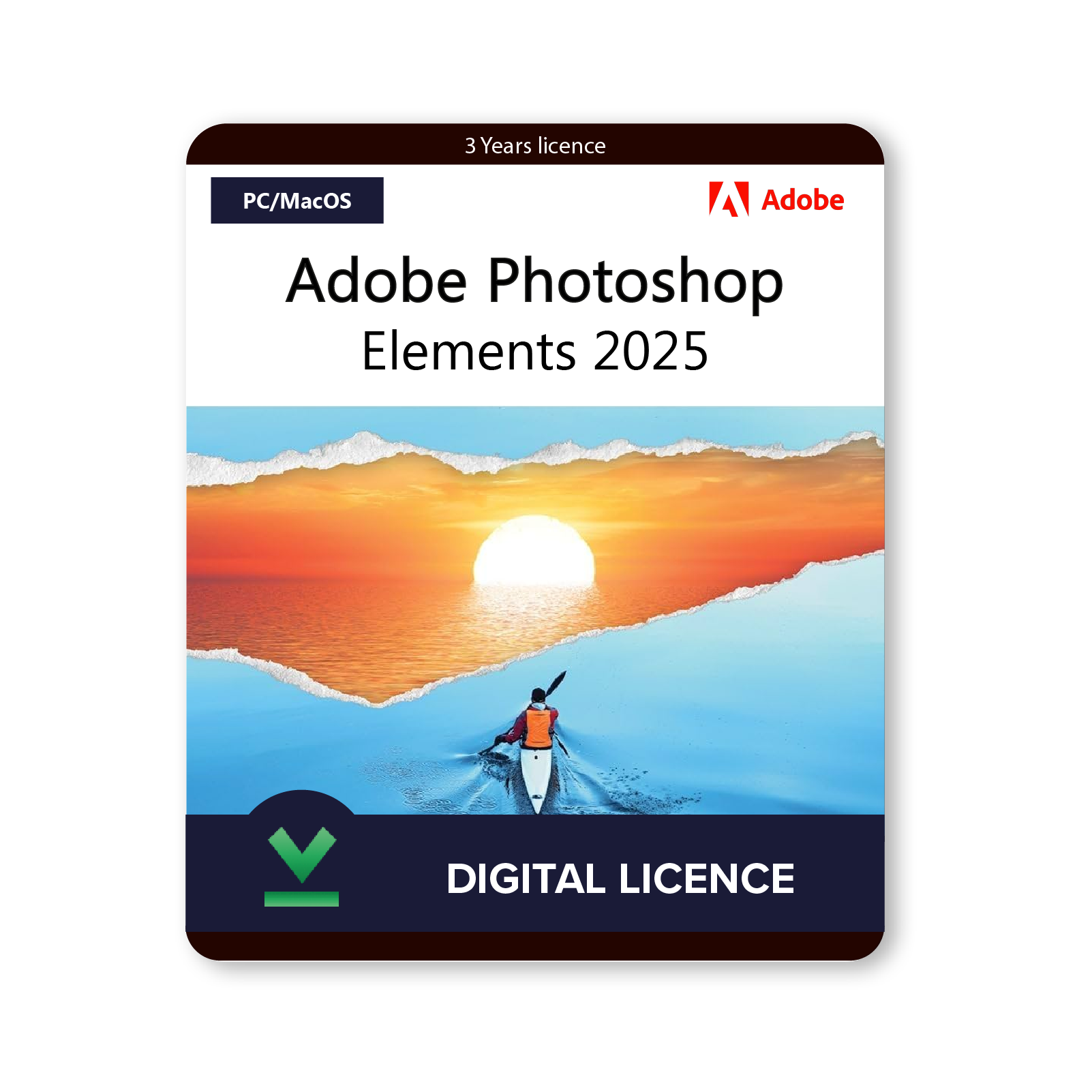 Adobe Photoshop Elements 2025 PC/Mac | 3 Years | Digital Licence
