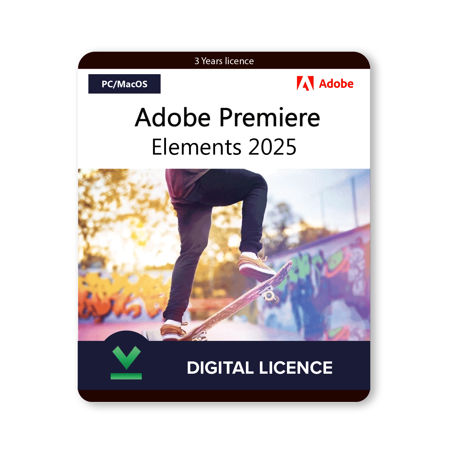 Adobe Premiere Elements 2025 PC/Mac | 3 Years | Digital Licence