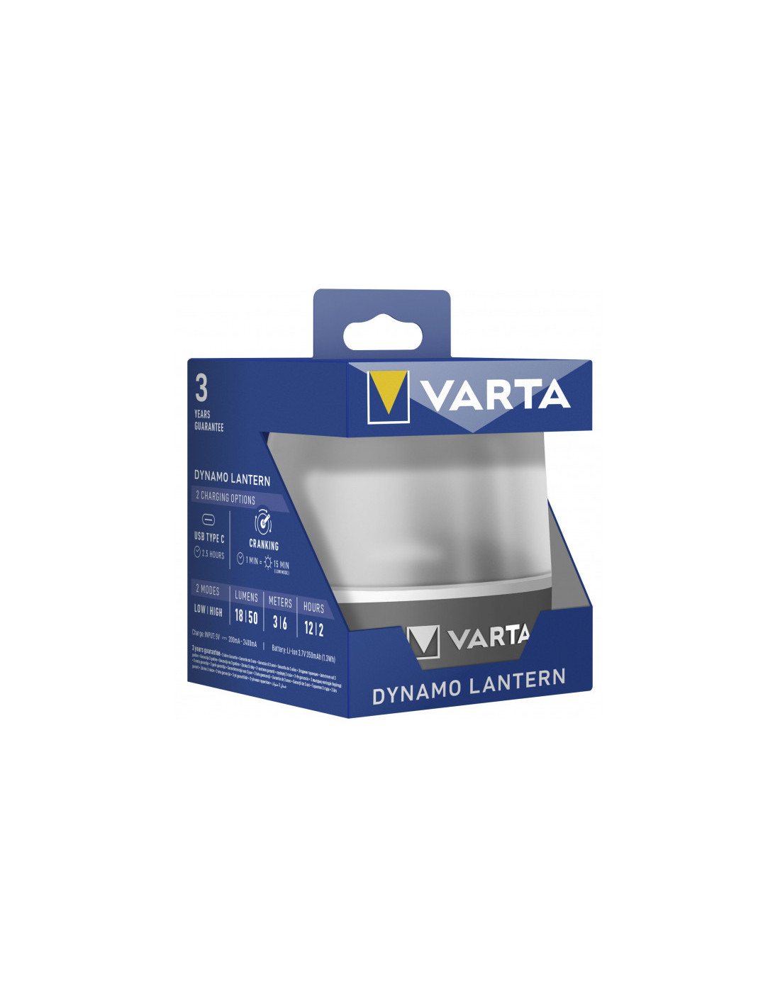 Varta 17670 Dynamo Lantern L10RH