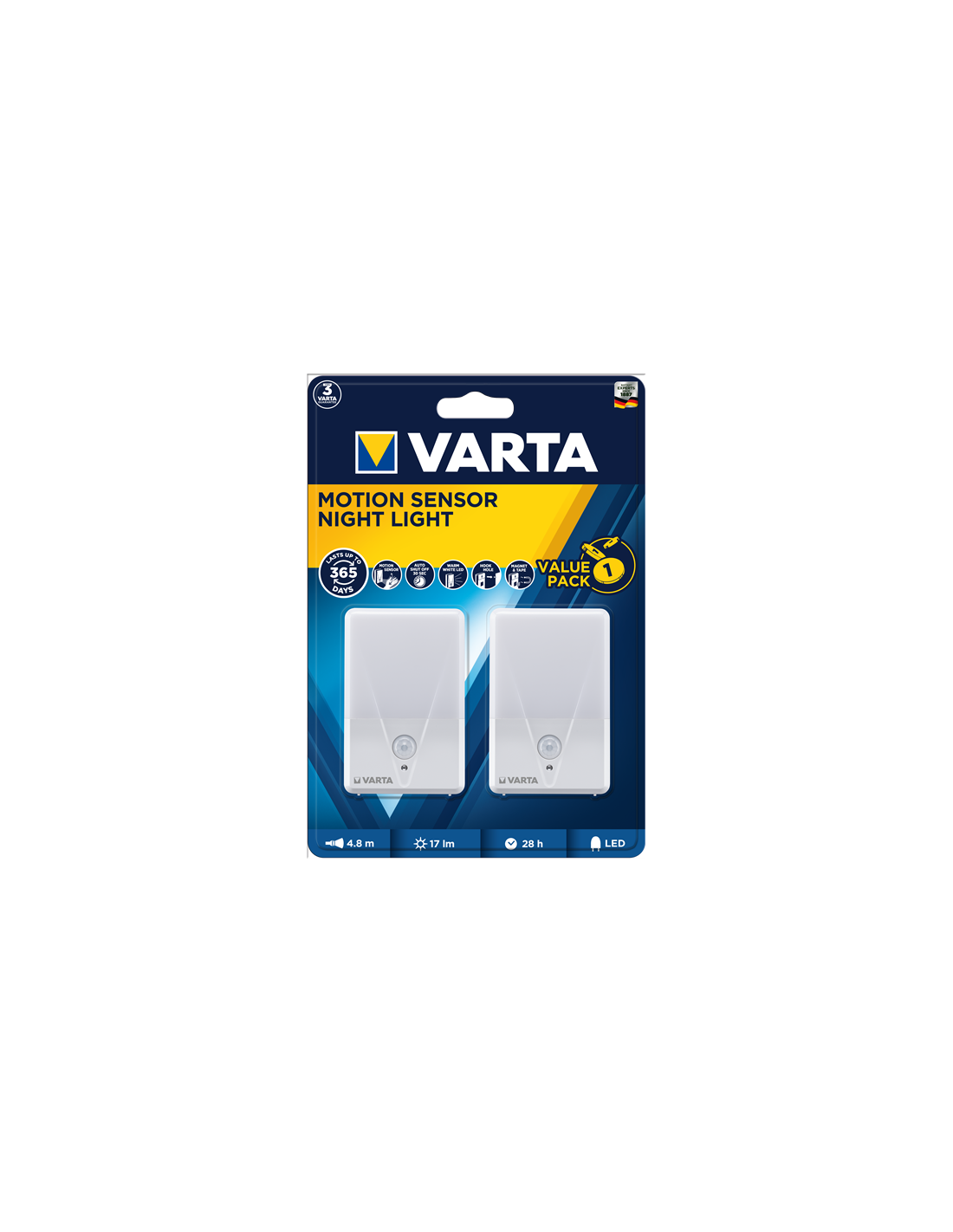 Varta 16624 Motion Senson judesio daviklis