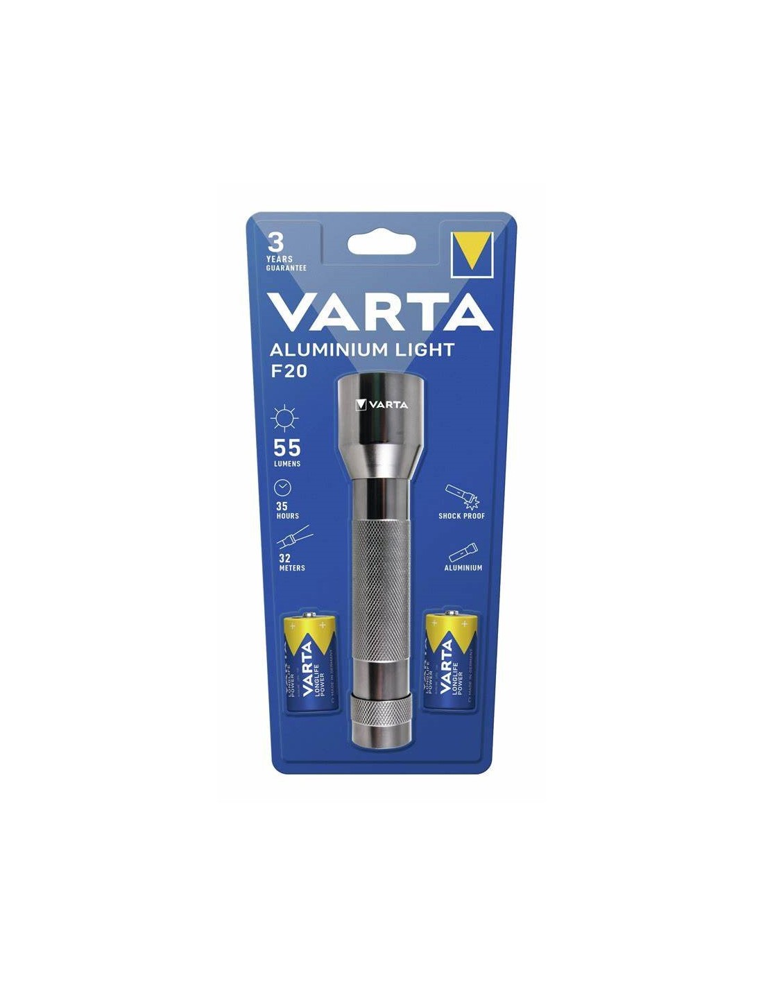 Varta 16628 Aliuminium Light F20