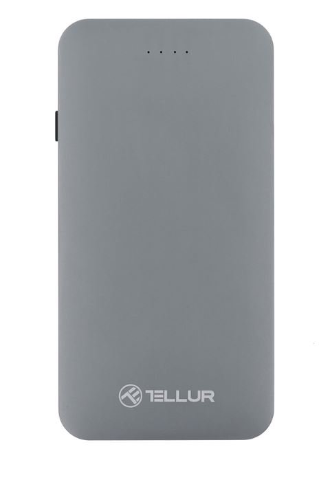 Išorinė baterija Tellur QC 3.0 5000mAh,3in1 gray