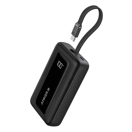 Išorinė baterija Anker Power Bank with Built-In USB-C Cable  A1688H11  10000 mAh  Black