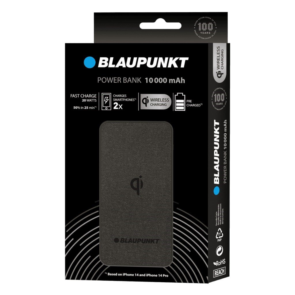 Blaupunkt Belaidis maitinimo šaltinis 10000 mAh 20 W juodas