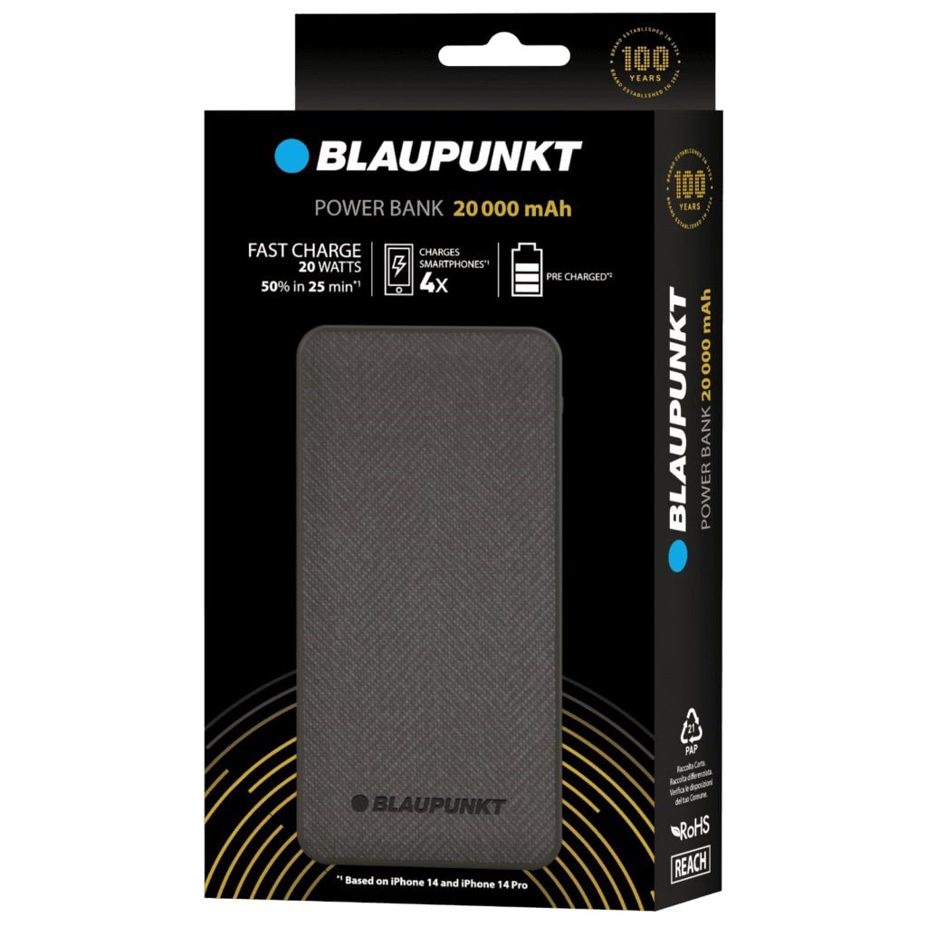 Blaupunkt Powerbank 20000 mAh 20 W juodas