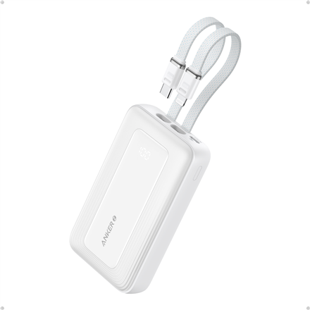 Išorinė baterija Anker  Power Bank  A1680H21  10000 mAh  USB-C 30W, Lightning 27W  Built-In USB