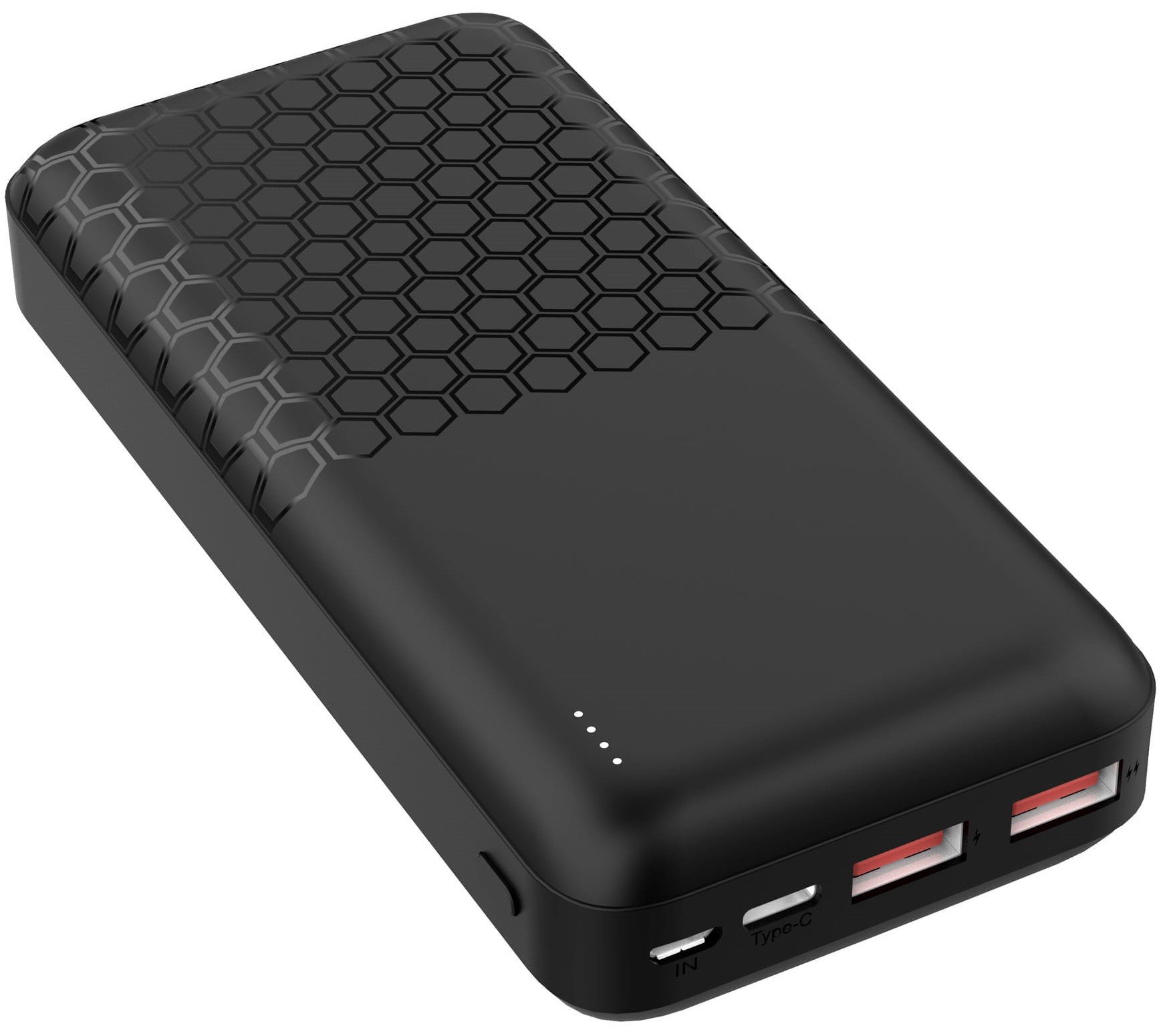 Platinet power bank 20000mAh PD QC, black (45932)