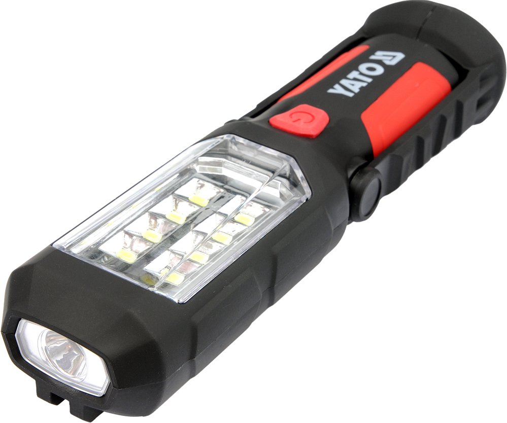 Yato 8+1 LED workshop flashlight 2w1 magnetic 3xAA (YT-08513)