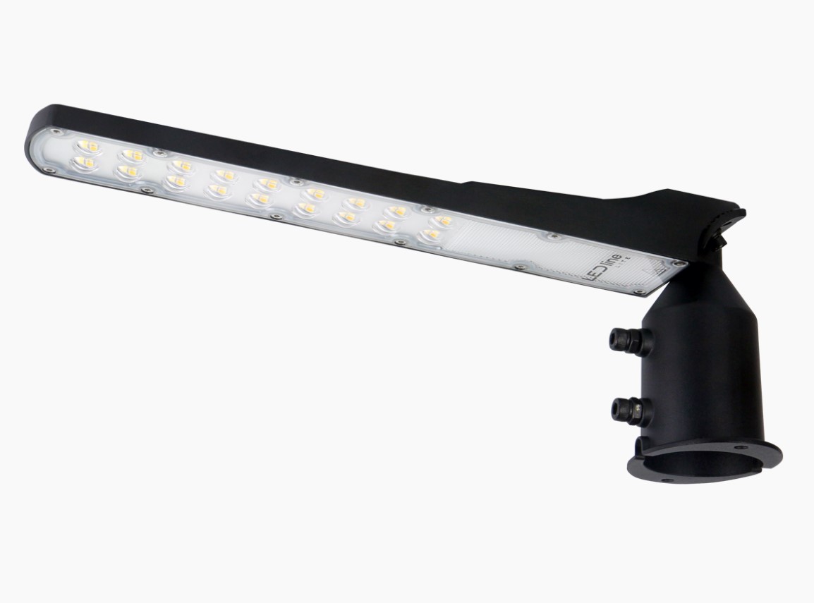 Gatvės šviestuvas LED 230V 50W 5 000lm, 140° x 70° 4000K, juodas, FLAMINGO, IP65, IK08