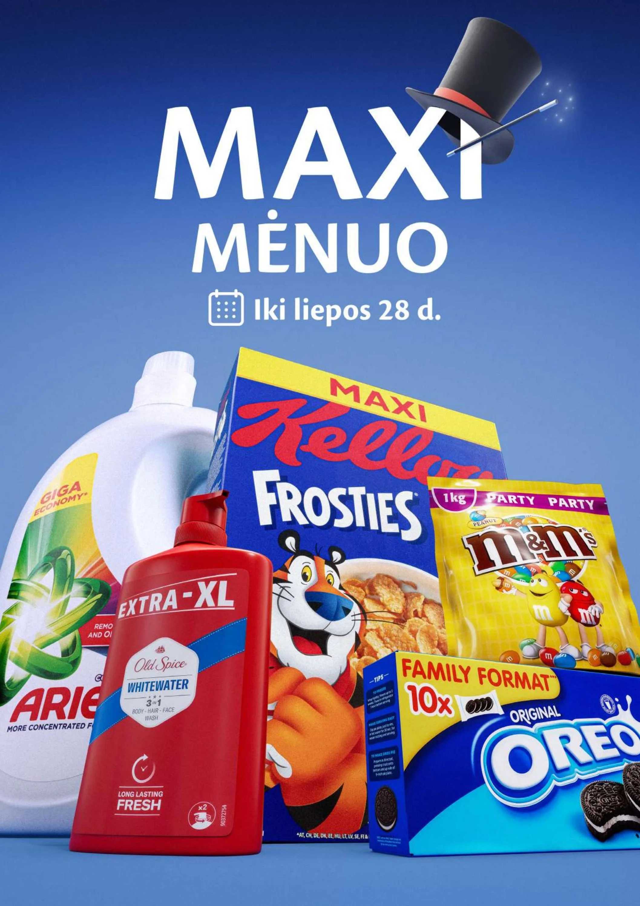 MAXIMA akcijų leidinys „MAXI mėnuo“