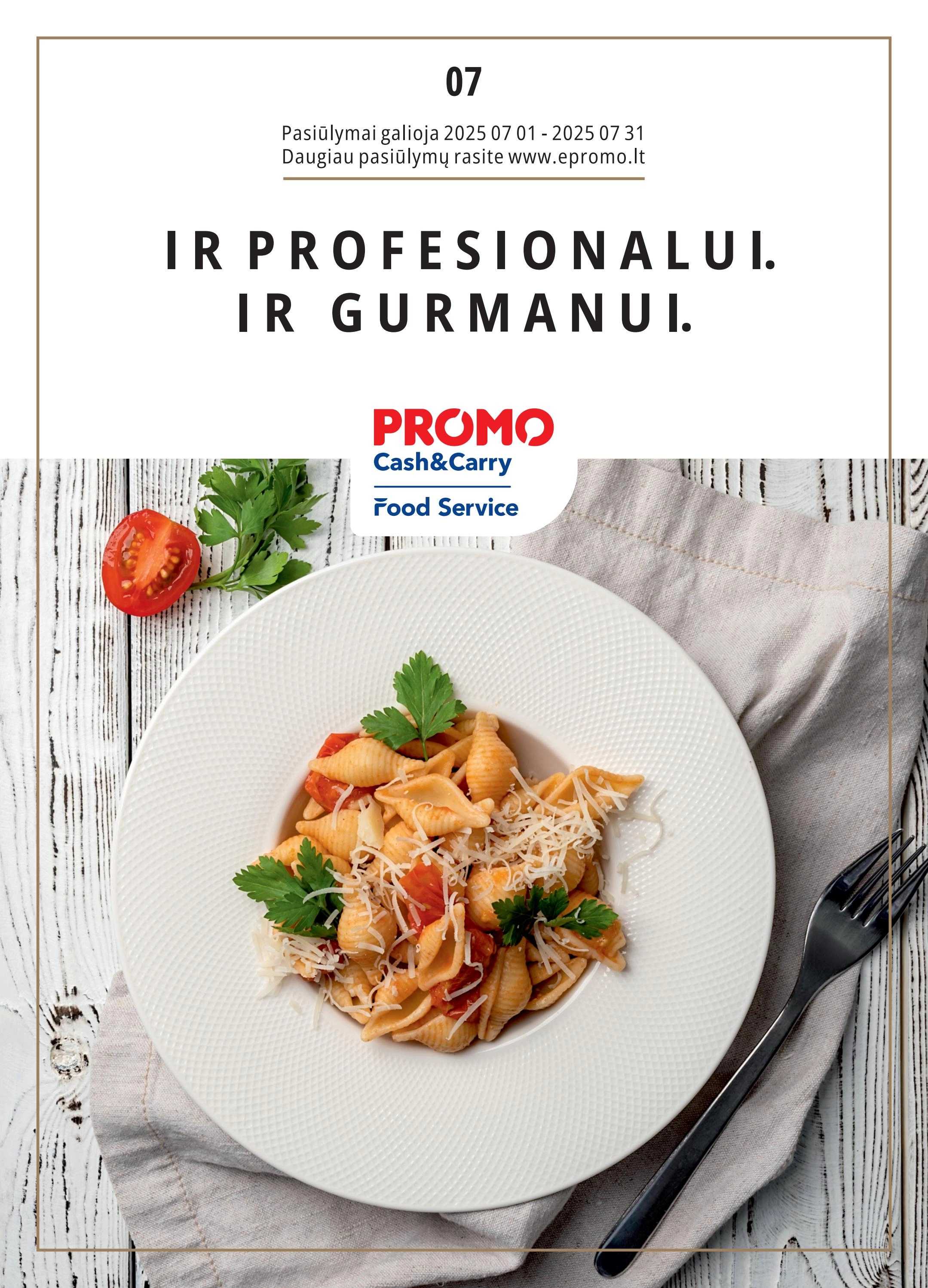 PROMO Food Service akcijų leidinys
