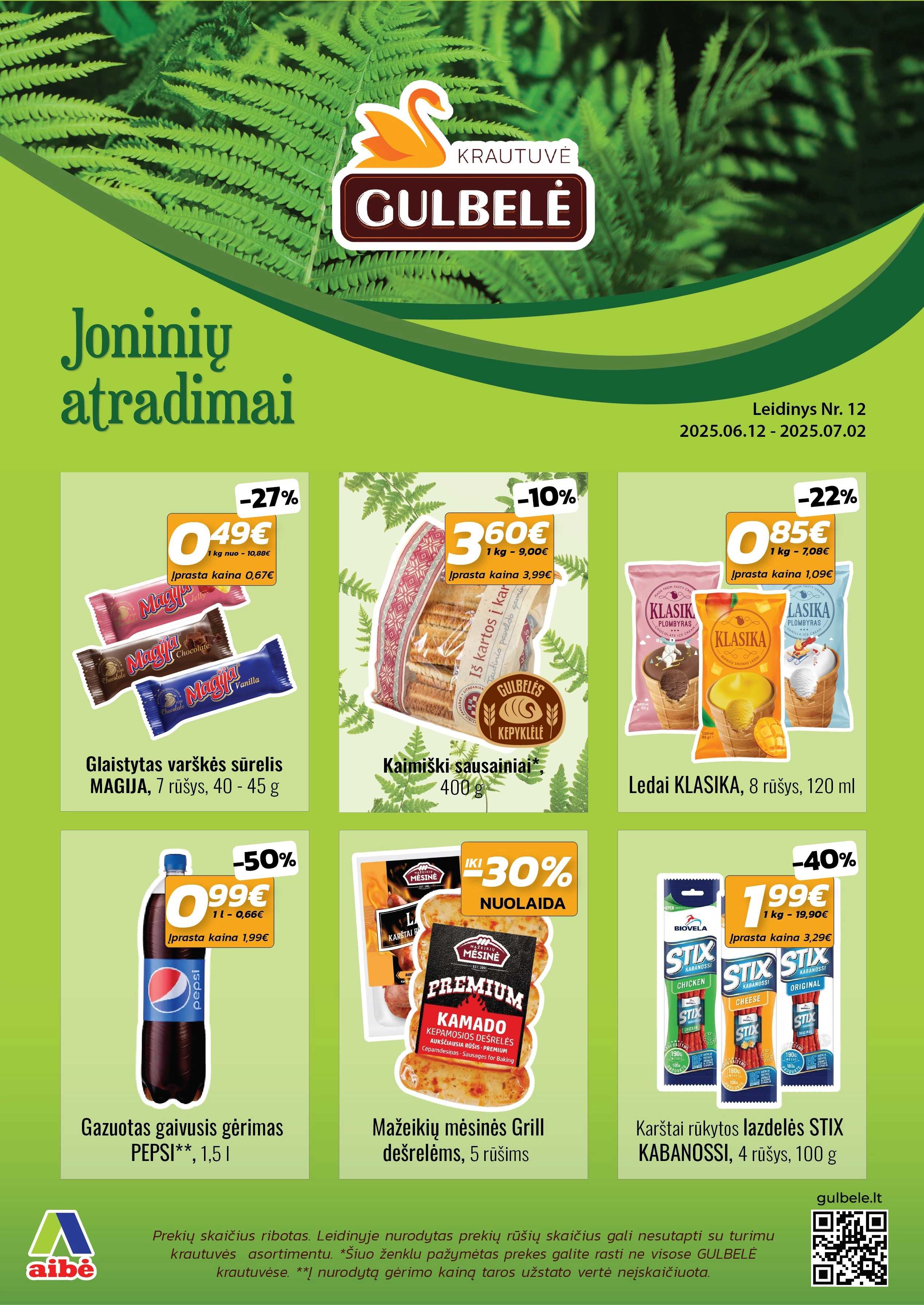 GULBELĖ akcijų leidinys Nr. 12