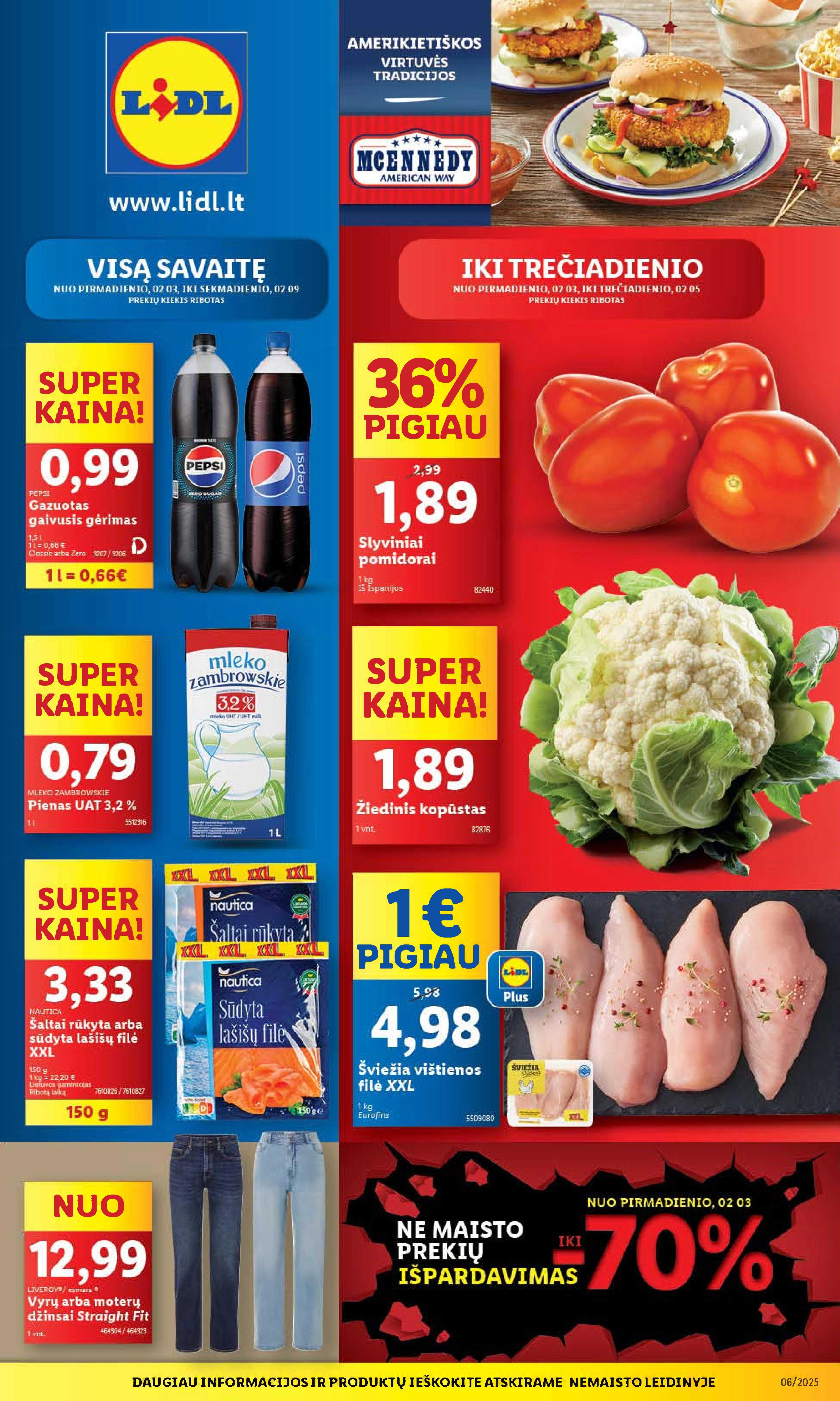 LIDL maisto prekių akcijų leidinys