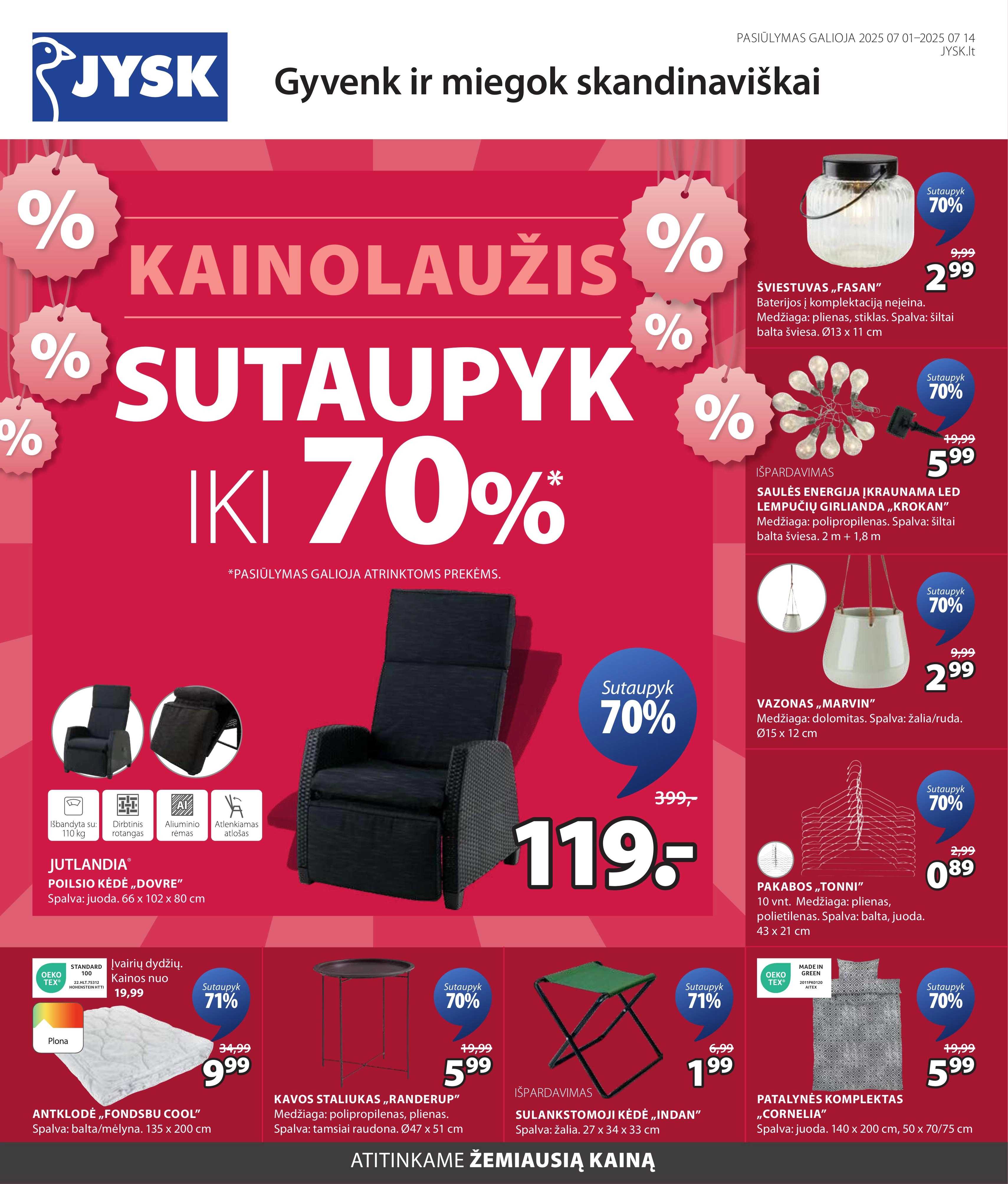 JYSK akcijų leidinys