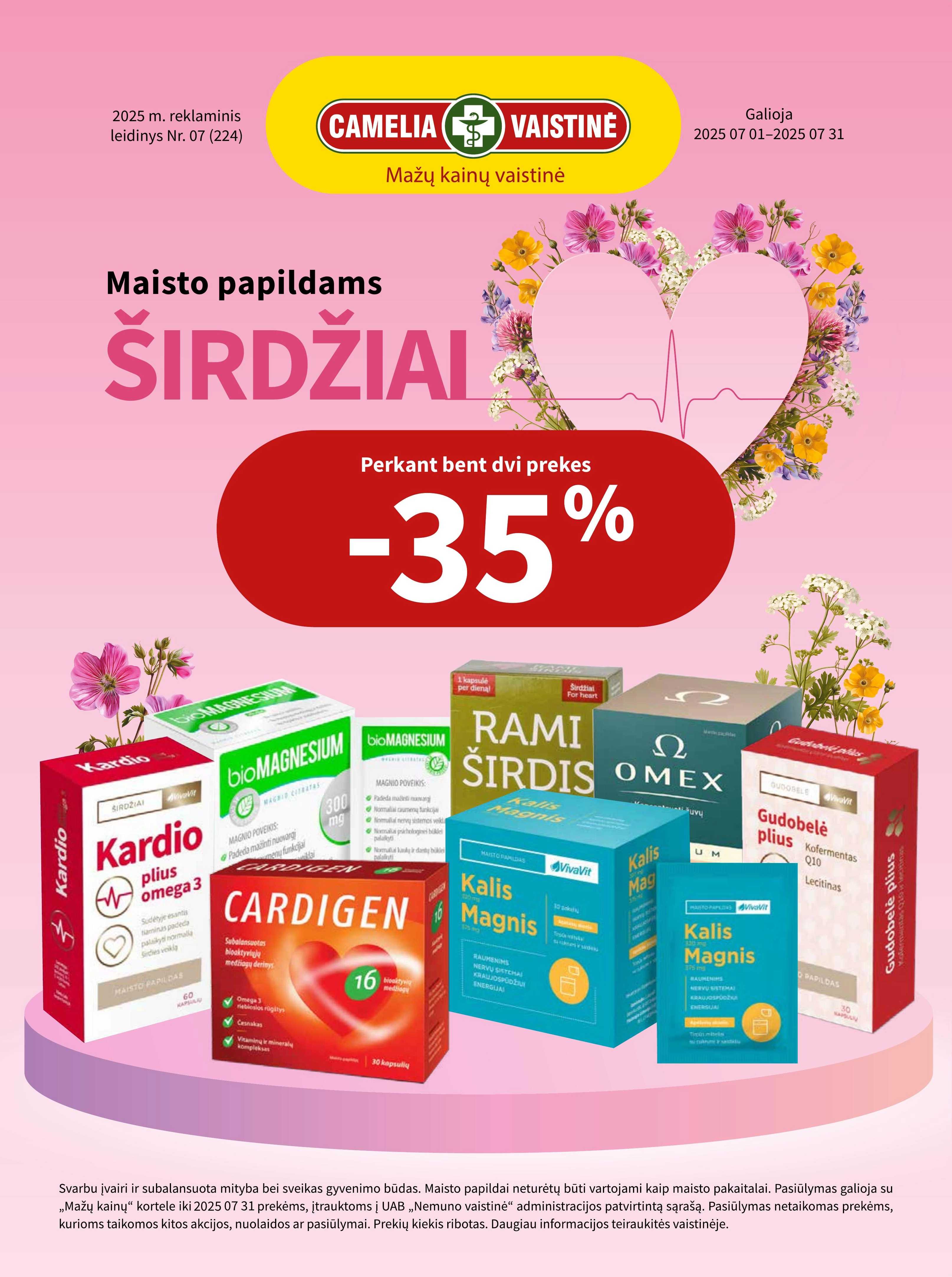 CAMELIA akcijų leidinys