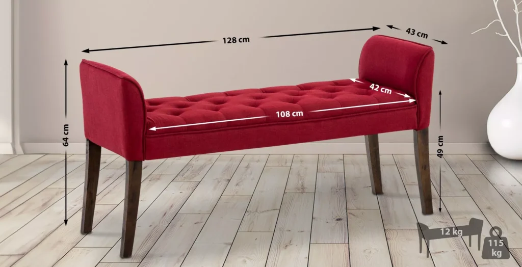 Chaiselongue Kleopatra, antik-dunkel