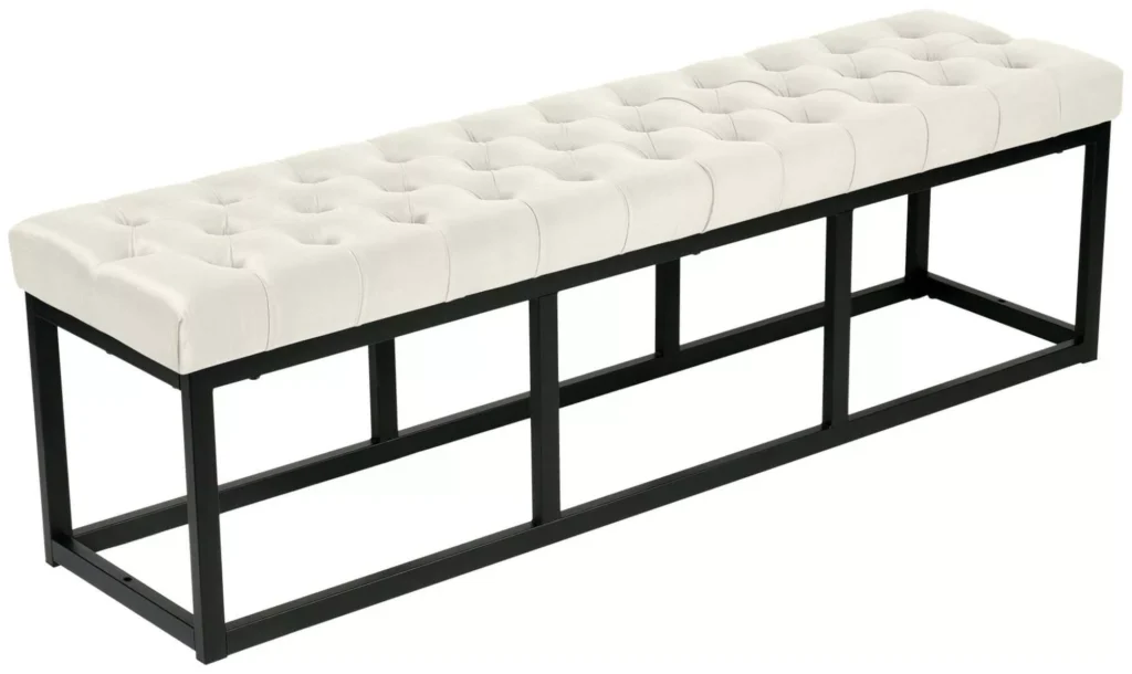Suoliukas "Polson" aksominis juodas 150 cm