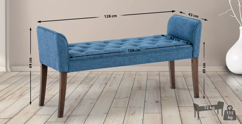 Chaiselongue Kleopatra, antik-dunkel