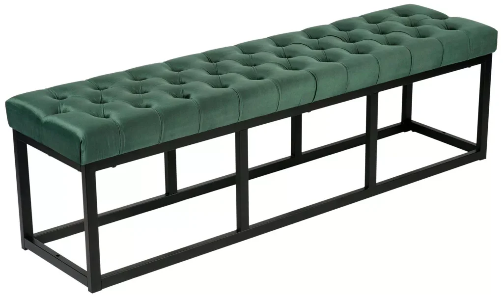 Suoliukas "Polson" aksominis juodas 150 cm