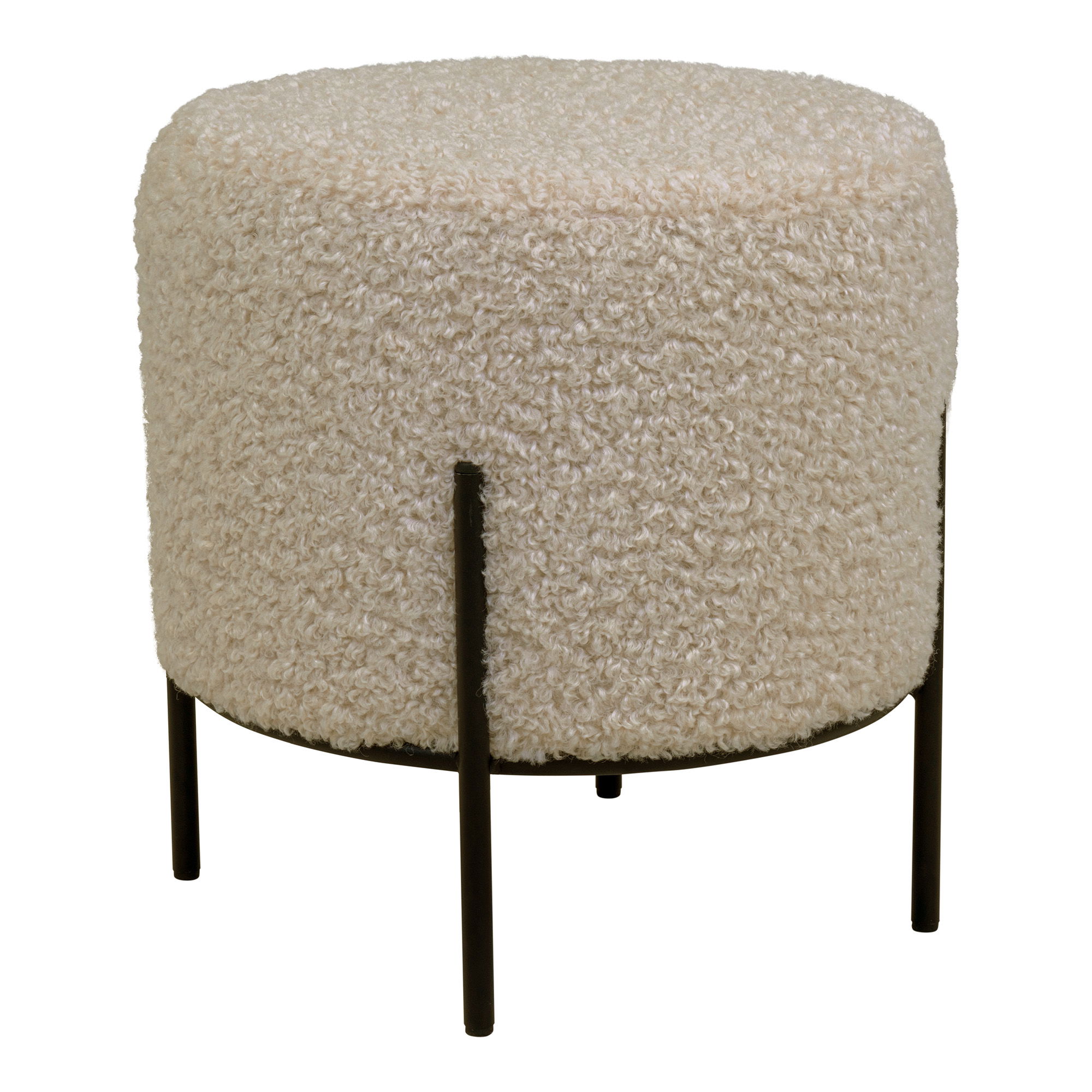 Pufas | 35,5 x 37 x 35,5 cm | Pilkai Rudas
