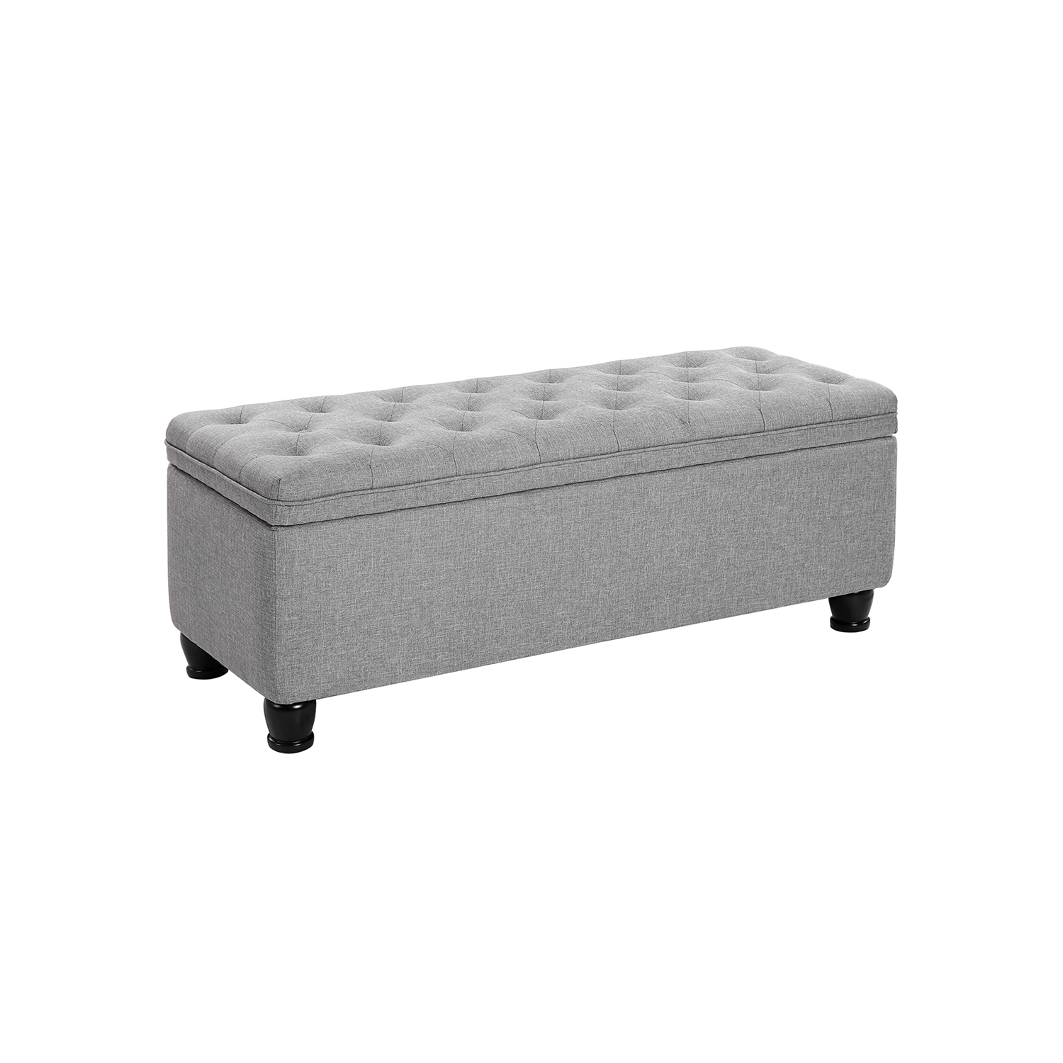 Klasikinis Minkštasuolis su daiktadėže | 300 kg | 45 x 118 x 45 cm | Pilka