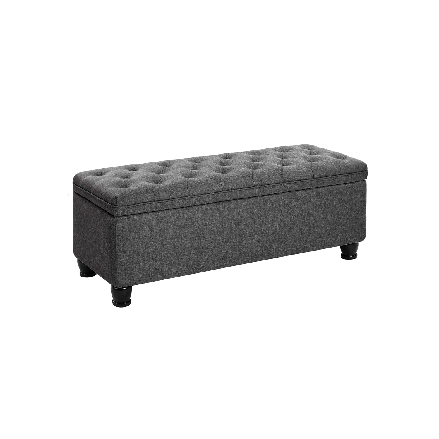 Klasikinis Minkštasuolis su daiktadėže | 150 kg | 45 x 118 x 45 cm | Pilka