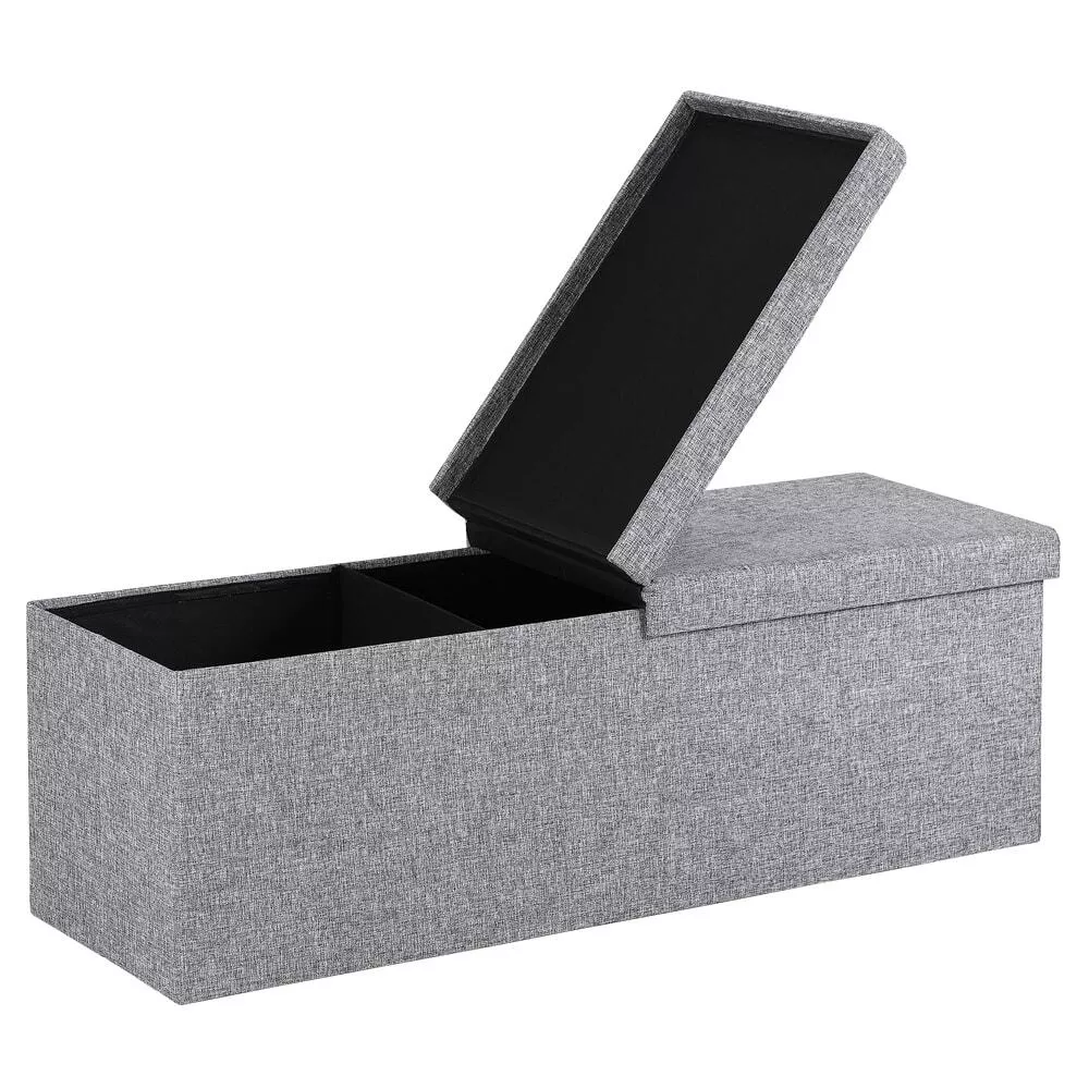 Laidinė spintelė šviesiai pilka 115x38x38cm sulankstoma