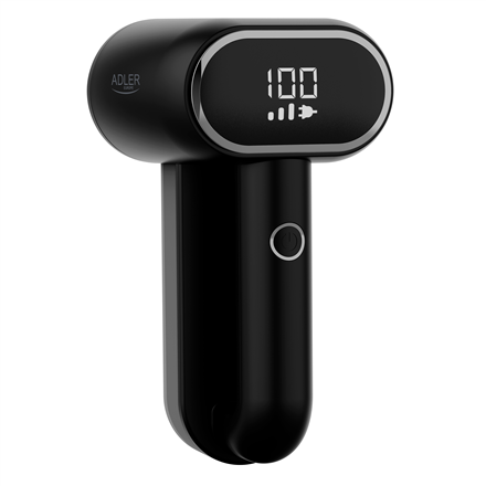 Pūkų surinkiklis Adler  Lint remover  AD 9622  Black  Rechargeable battery  10 W