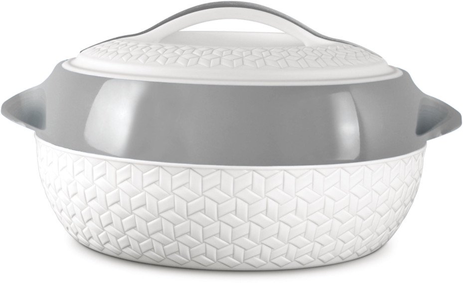 Milton casserole Matrix 3.5L, white/grey