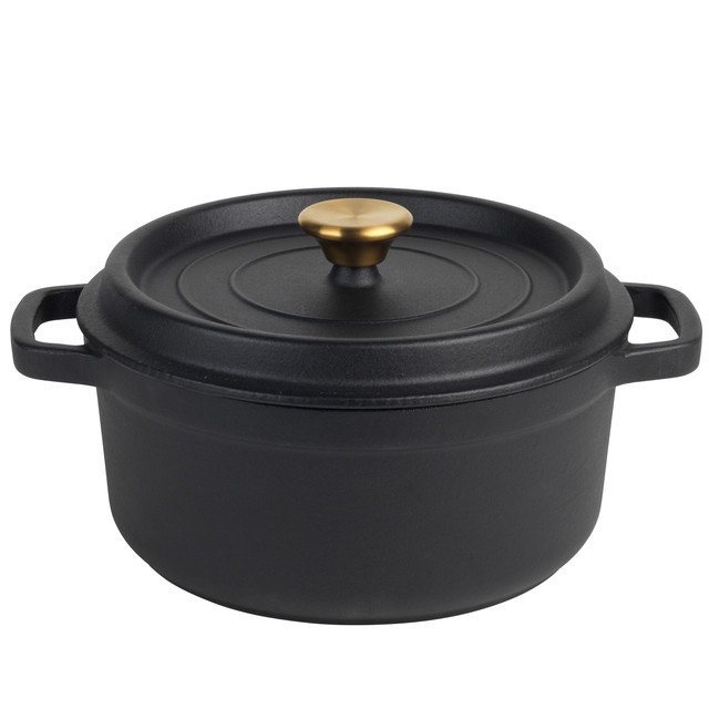 Russell Hobbs RH02524BEU7 Cast iron stockpot 24cm black