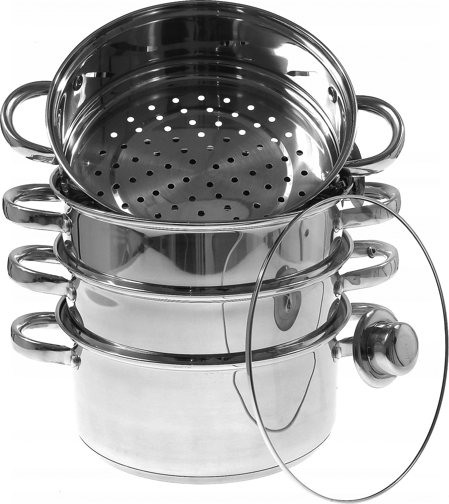 KingHoff Steam cooking pot 24cm (KH-3320)