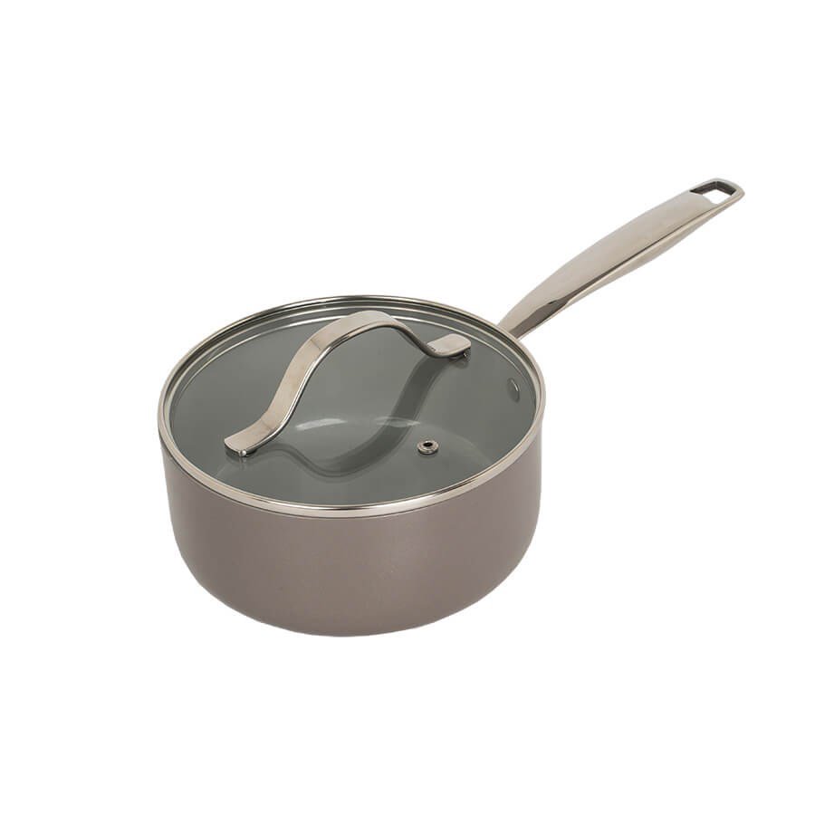 Puodas su dangčiu MAESTRO MR-4009 (MR-4009-18S) 18 cm 1,9 l Pilka