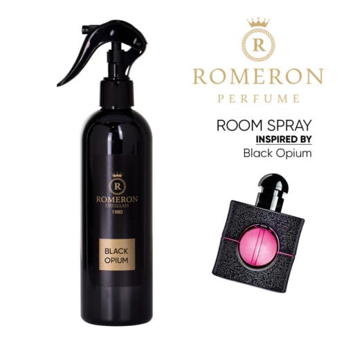 Romeron Black Opium purškiamas kvapas 350ml (įkvėptas Yves Saint Laurent Black Opium)