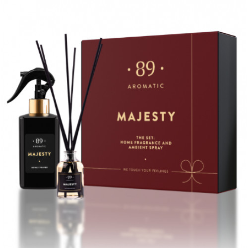 Aromatic 89 Home Fragrance & Spray Set Kalėdinis namų kvapų rinkinys, Majesty