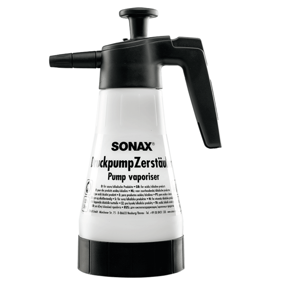 Sonax Slėginis Purkštuvas Rūgštiniams Plovikliams ir Šarmams (1000 ml.)