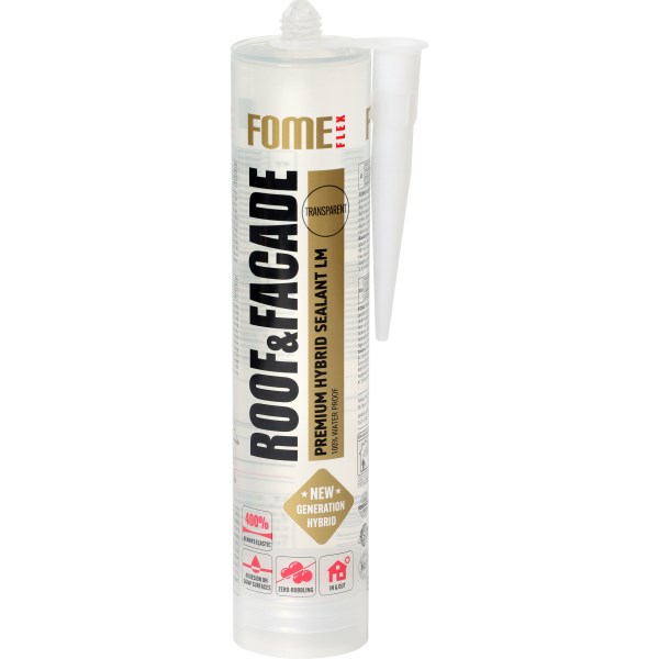 Hermetikas FOME FLEX Hybrid Roof&Facade LM , skaidrus 300ml