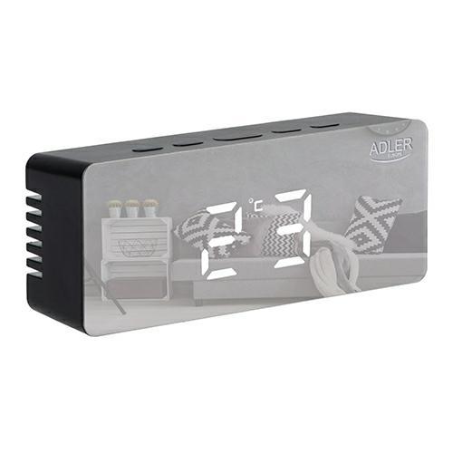 Žadintuvas Adler Alarm Clock AD 1189B Black