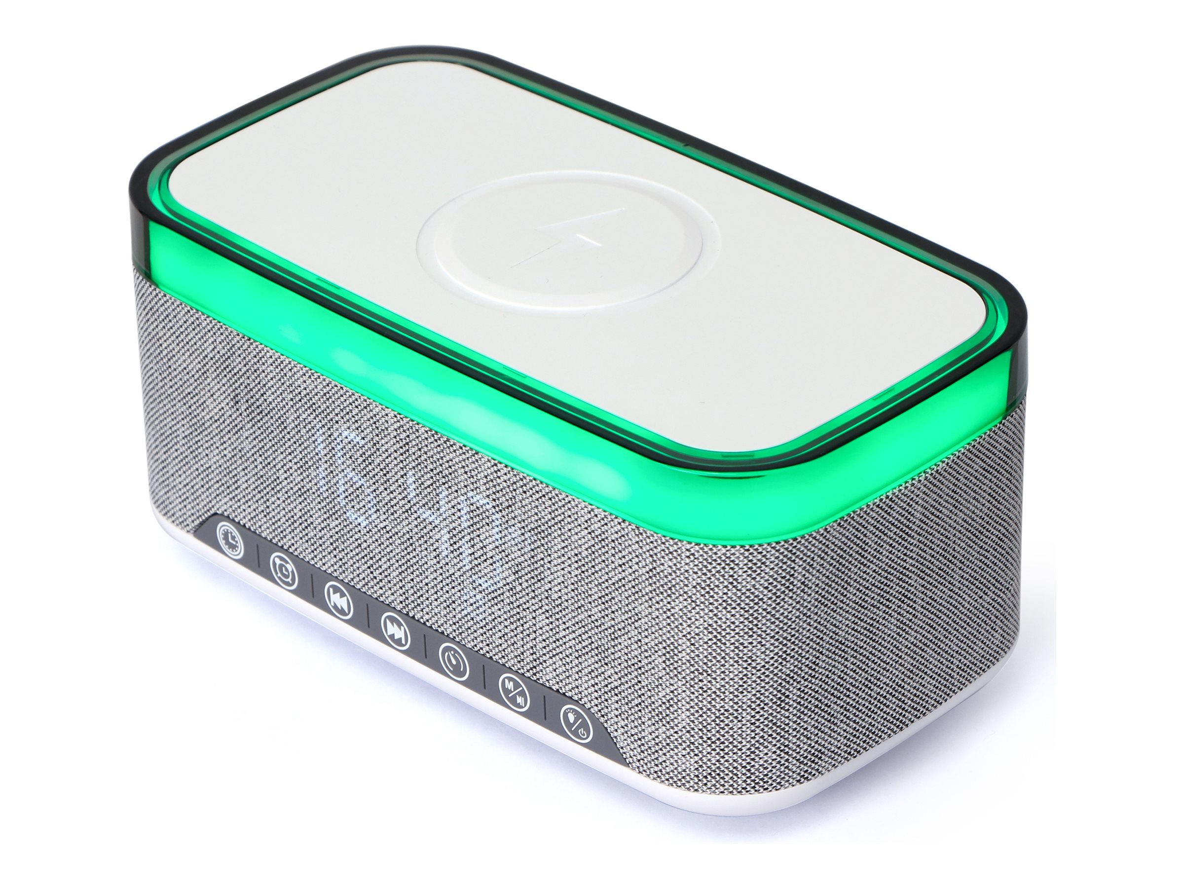 Žadintuvas Gembird DAC-SPKBT-QC15-GR, Bluetooth, belaidis ryšys