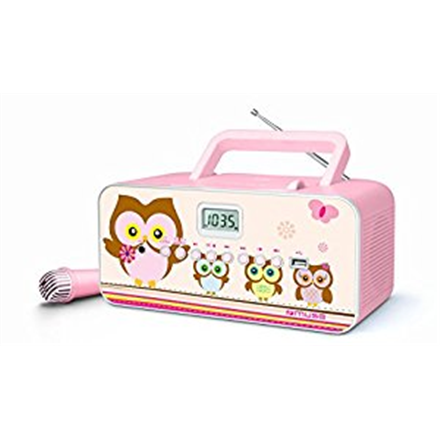 Radijo imtuvas Muse M-29KP Pink/Image, CD, MP3, USB