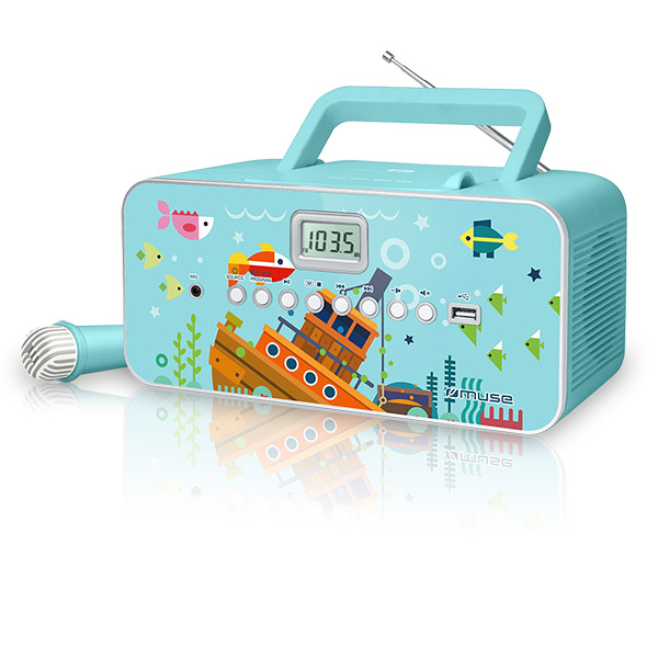 Radijo imtuvas Muse M-29KB Image, 30 W, Portable radio CD/MP3 player with USB,