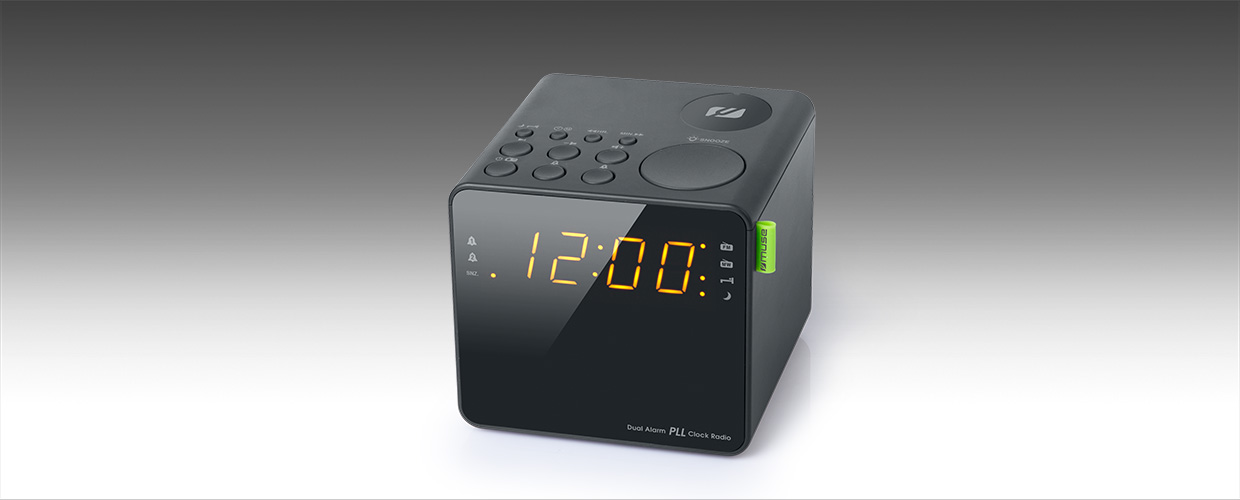 Radijo imtuvas Muse M-187CR, žadintuvas