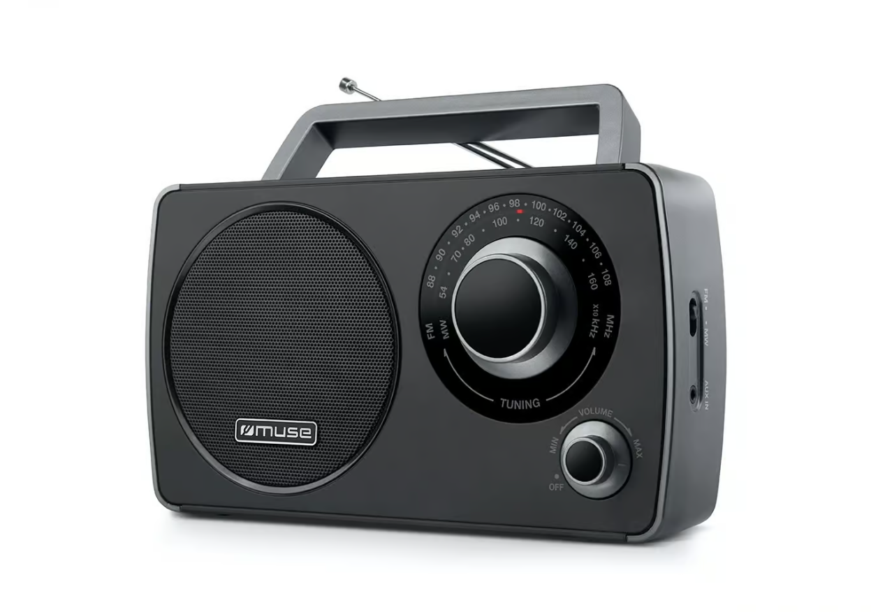 Radijas Muse M-075 R, AUX in